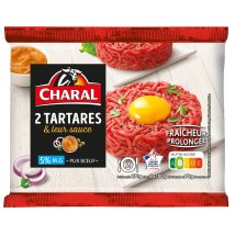Steaks Hachés Tartare 5% Mg Avec La Sauce Charal France