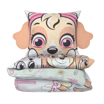 Nickelodeon - Parure De Lit 140x200cm Imprimée Lavande 100% Coton Housse De Couette + 1 Taie D'oreiller 65x65 Cm Nickelodeon - La Parure De Lit