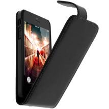 Housse À Clapet Vertical Pour Iphone Se, 5 Et 5s Noir Colorfone