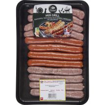 Crf Classic Assortiment De Saucisses : Chipolatas Et Merguez De Volaille Carrefour Classic'