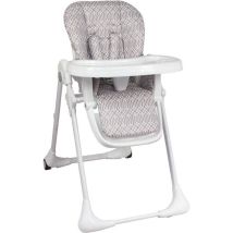 Chaise Haute Multipositions - Inclinable - Jusqu'a 3 Ans - Beige / Blanc