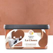 Peinture A Effet, La Chaux Maison Deco, Terracota, Extramat, 2.5 L