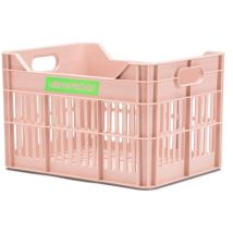 Caisse De Vélo Urbaine 15l - Rose Clair, Pratique Et Élégante