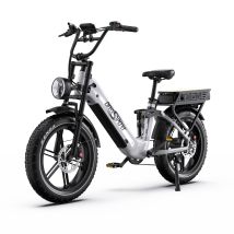 Onesport Ot08 Pro Vélo Électrique,batterie 48v 36ah,moteur 500w,bluetooth,pneus 20×4,0",blanc