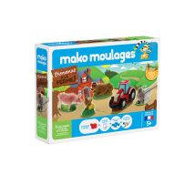 Coffret Créatif Mako_créations Bienvenue A La Ferme 6 Moules Multicolor Autres