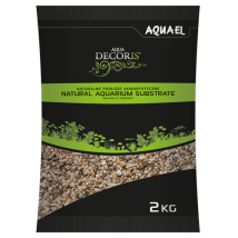 Gravier De Quartz Naturel Multicolor 5 À 10mm - Aquael 2kg