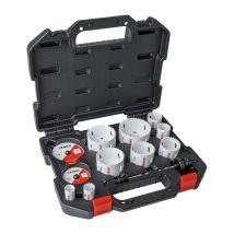 Kit Trépans Bi-metal 22–86mm 11 Pièces Hss M42 Noir Kopram