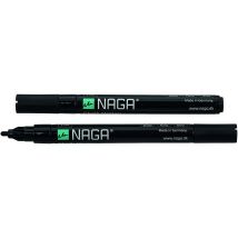 Lot De 2 Marqueurs Effaçables À Sec Pointe Conique 2 Mm Noir Naga