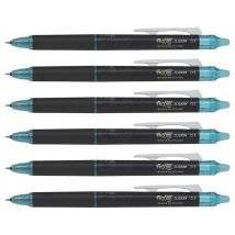 Stylo Roller Effaçable Frixion Point Clicker Pointe Fine Turquoise X 6 Frixion