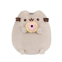 Peluche Mascotte 13cm Avec Donut Design Charmant Ultra Dpux Gris Clair Pusheen