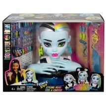 Tête À Coiffer Monster High Frankie Stein 65 Accessoires - Cheveux Et Ongles - Mattel - Hrp71