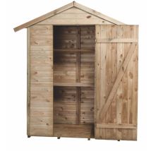 Armoire De Jardin En Bois 2 Étagres - 1,90 M3