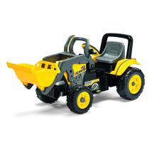 Bulldozer À Pédales Maxi Excavator Jaune Pour Enfants De 2 Ans Et Plus