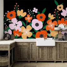 Papier Peint - Colorful Bloom - Second Variant 350x256