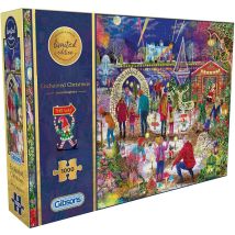 Puzzle Intro Gibsons 1000 Pièces — Enchanted Christmas