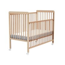 Webaby - Lit Bébé Coulissant En Bois Livo 60 X 120 Cm