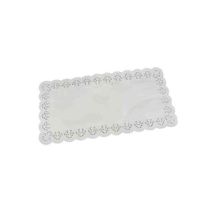 Papstar Lot De 6 Napperons Ppier 400 X 200 Mm Blanc