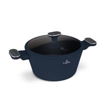 Poêle Berlingerhaus 24 Cm Titanpro Antiadhésive Tous Feux Dont Induction Bleu Mat