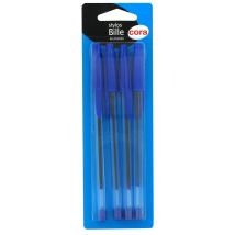 Cora - Stylos Bille Bleu Cora - X4