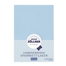 8390347350 Drap-housse En Jersey Pour Matelas De Parc De 68 X 90 À 100 X 100 Cm Bleu Clair