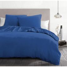 Parure De Couette 3 Pieces - Hp72073 - Microfibre 82 G - 220 X 240 Cm - Bleu
