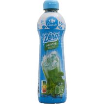 Sirop Menthe Zéro Sucres Carrefour Classic'