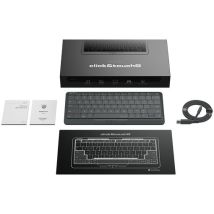 Prestigio Pskey2sgen Clavier Universel Usb + Bluetooth Qwerty Anglais Gris