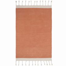 Tapis Coton Lisboa Rose Liege Par Nattiot - 100 X 150 Cm