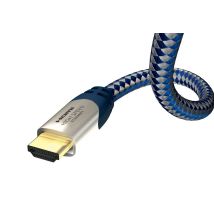 Inakustik 0042305 Câble Hdmi 5 M Hdmi Type A (standard) Bleu, Argent