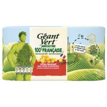Geant Vert - Maïs Doux Extra Croquant Sans Résidu De Pesticides Geant Vert - Les 2 Boîtes De 285g Net Égoutté