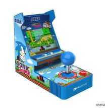 Joystick Player Sonic The Hedgehog Mini Borne D'arcade Portable Plastique Coloris Unique 3,5 Pouces My Arcade
