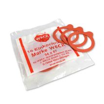 Weck 4011162054110 Accessoire De Mise En Conserve Domestique Capsule Rouge 10 Pièce(s)
