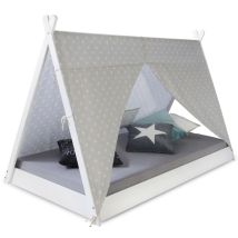 Lit Tipi - Couleur Blanc 90x200 Cm