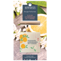 Devineau - Bougie Ovale Fleur D'oranger De Tunisie Ambiances Devineau - Le Coffret De Bougie