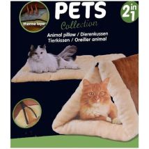 Coussin Et Tunnel Pour Chat 2 En 1 90x60 Cm Pets Collection