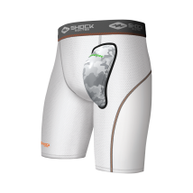 Short De Compression Aircore Cup Shock Doctor Blanc