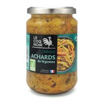 Le Coq Noir - Achards De Légumes Créoles Bio Le Coq Noir - Le Pot De 350g