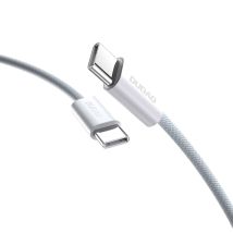 Câble Tressé En Fibre De Carbone Durable Ucb-c Pd 60 W 1 M Bleu Clair