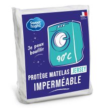 Sweetnight - Protège Matelas 160x200 Cm Alèse Imperméable Lavable À 90°c