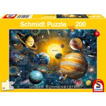 200 Pcs Puzzle Notre Système Solaire,