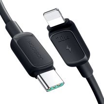 Câble Lightning 20 W Multi-color Series A14 Usb-c - Iphone 1,2 M - Noir
