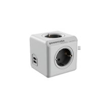 Multiprise Powercube Allocacoc Extended Usb 4 Prises 2 Usb