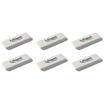 Maped Gomme En Caoutchouc Dessin Blanche X 6