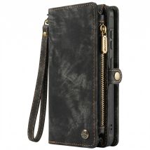 Protection 2-en-1 Pour Galaxy S26 Avec Coque Détachable Et Porte-monnaie Noir Caseme