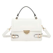 Sac À Main Pour Femme Avec Fermoir Cœur Métallique Et Bandoulière Blanc Gallantry