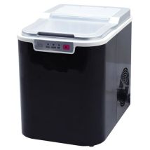 Machine A Glaçons Weasy - Kw12 - Jusqu'a 12 Kg De Glaçons Par Jour - 7 A 12 Minutes De Production - Noir