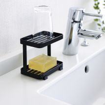 Étagère Métallique Pratique Pour Distributeur De Savon Avec Pieds Antidérapants