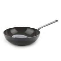 Poêle Wok En Aluminium 28cm Noir