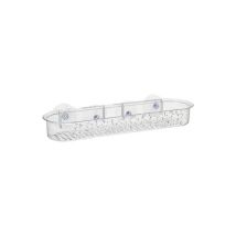 Panier De Douche Ventouse "galet" 37cm Transparent