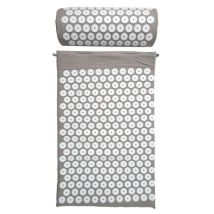 Tapis D'acupression - Sensly - Housse De Transport - 300 Points De Stimulation - Gris